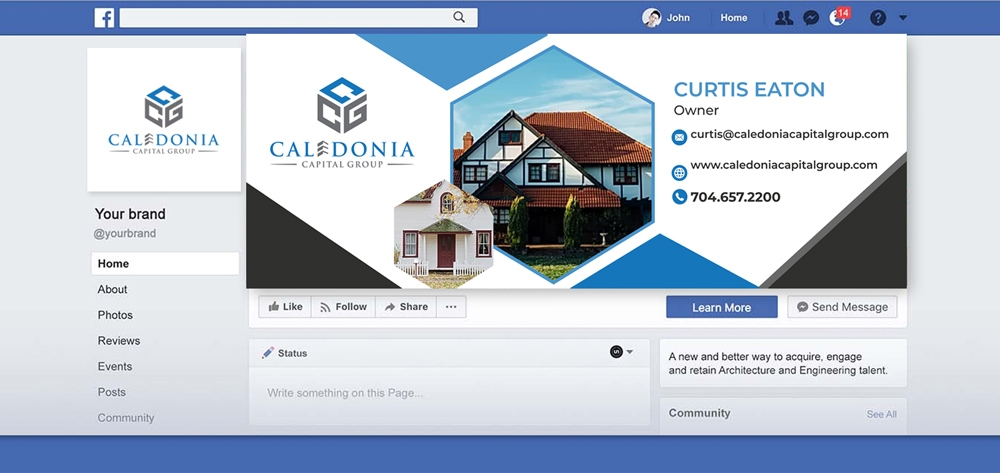Caledonia Capital Group logo design by gogo