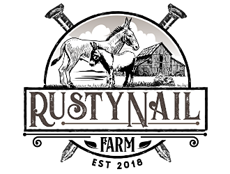 Rusty Nail Farm logo design by scriotx