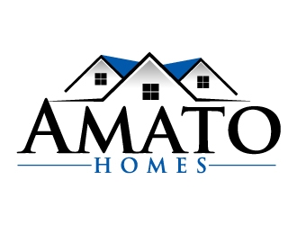 Amato Homes logo design by AamirKhan