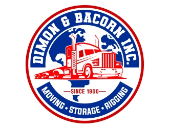 Dimon & Bacorn Inc. logo design by Danny19