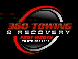360 TOWING & RECOVERY logo design by Suvendu
