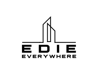 edie everywhere logo design by lj.creative