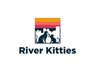 River Kitties logo design by restuti
