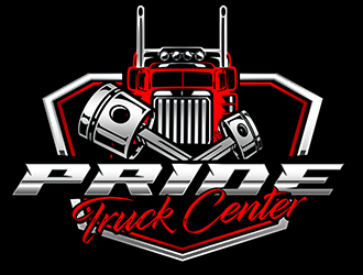 Pride Truck Center logo design by 3Dlogos