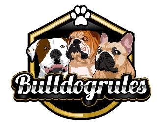 Bulldogrules logo design by uttam