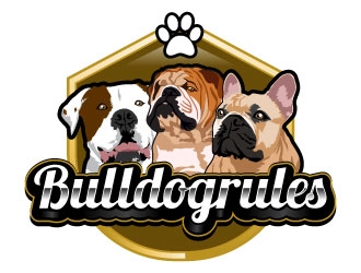 Bulldogrules logo design by uttam