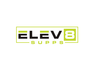 Elev8 Supps logo design by carman