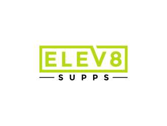 Elev8 Supps logo design by salis17