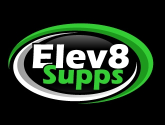 Elev8 Supps logo design by AamirKhan