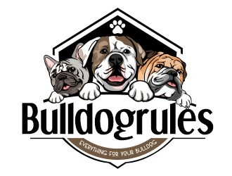 Bulldogrules logo design by veron