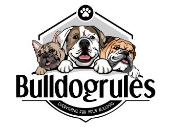 Bulldogrules logo design by veron