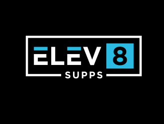 Elev8 Supps logo design by haidar