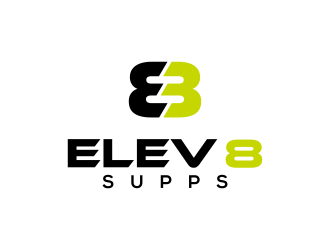 Elev8 Supps logo design by ingepro