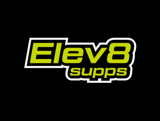 Elev8 Supps logo design by keylogo
