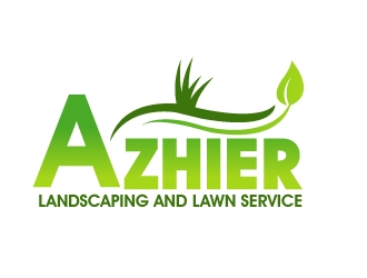 Azhier Landscaping and lawn service logo design by PMG