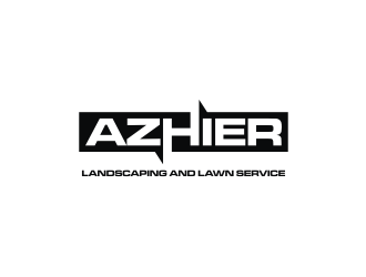 Azhier Landscaping and lawn service logo design by Adundas