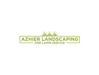Azhier Landscaping and lawn service logo design by hopee