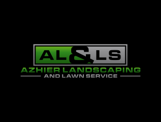 Azhier Landscaping and lawn service logo design by checx