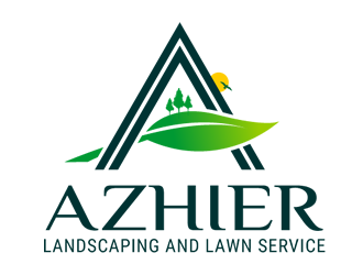 Azhier Landscaping and lawn service logo design by Coolwanz