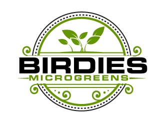 Birdies Microgreens logo design by AamirKhan