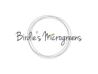 Birdies Microgreens logo design by eagerly
