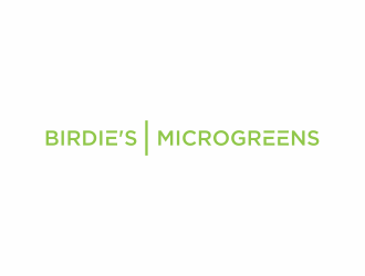 Birdies Microgreens logo design by eagerly