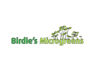 Birdies Microgreens logo design by kasperdz