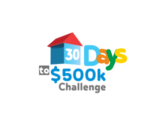 30 Days to $500k Challenge logo design by dasam