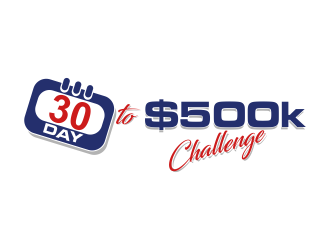 30 Days to $500k Challenge logo design by qqdesigns