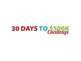 30 Days to $500k Challenge logo design by kasperdz