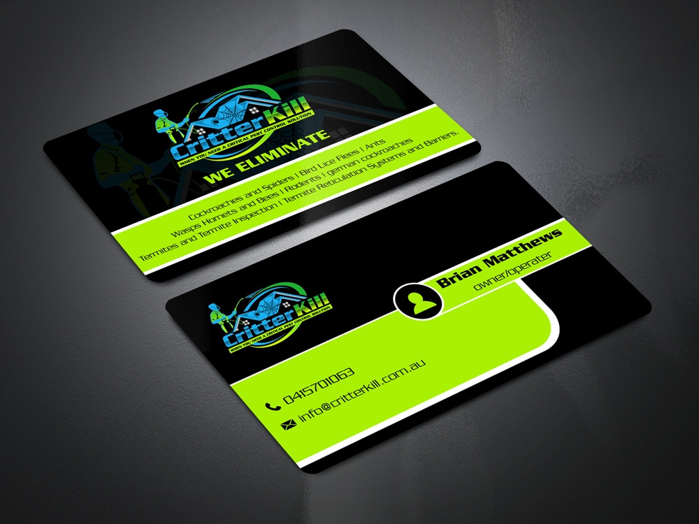 Critter Kill logo design by Gelotine