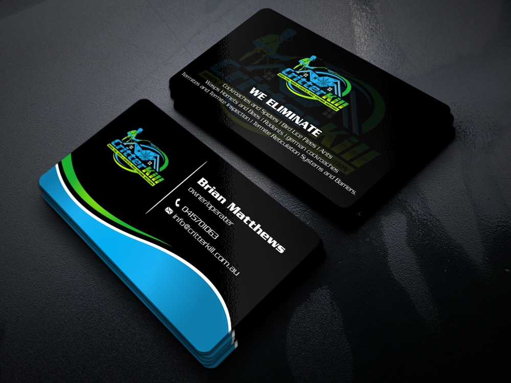 Critter Kill logo design by Gelotine