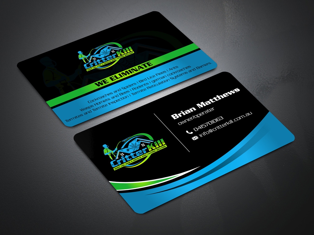 Critter Kill logo design by Gelotine