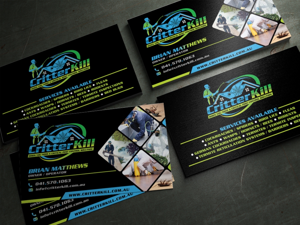 Critter Kill logo design by Realistis