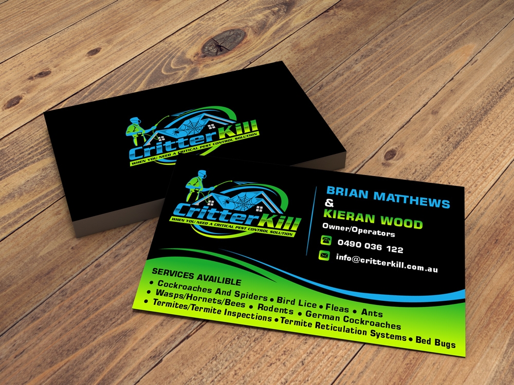 Critter Kill logo design by ManishKoli