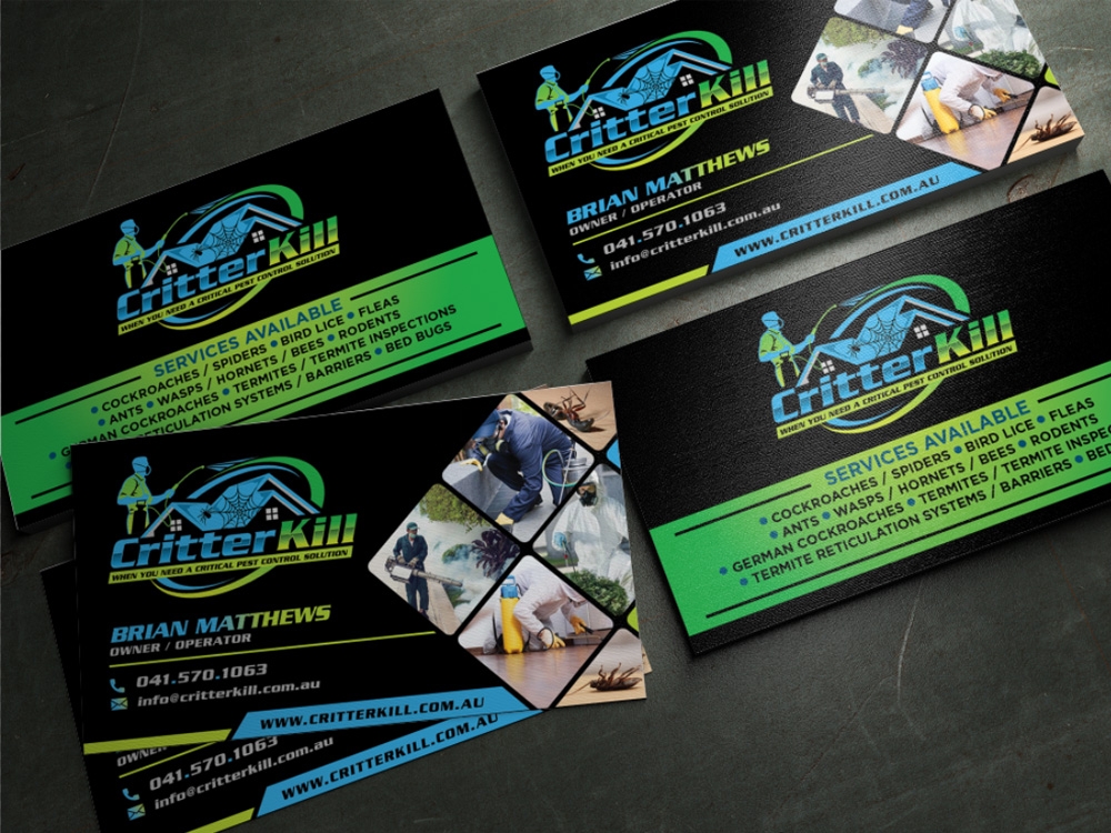 Critter Kill logo design by Realistis