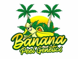 Banana Peel Genetics logo design by madjuberkarya