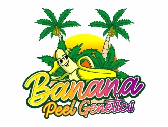 Banana Peel Genetics logo design by madjuberkarya