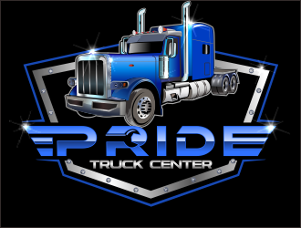 Pride Truck Center logo design by bosbejo