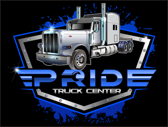 Pride Truck Center logo design by bosbejo