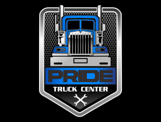 Pride Truck Center logo design by bosbejo