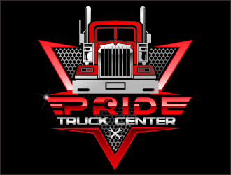 Pride Truck Center logo design by bosbejo