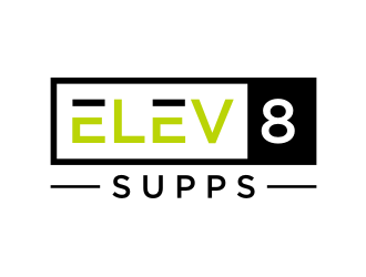 Elev8 Supps logo design by puthreeone
