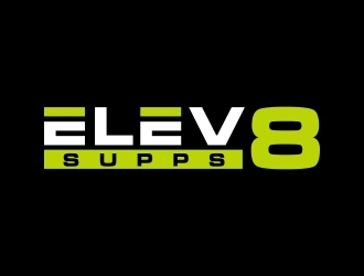 Elev8 Supps logo design by rizuki
