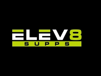 Elev8 Supps logo design by rizuki