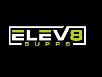 Elev8 Supps logo design by rizuki