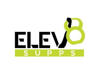 Elev8 Supps logo design by sanu