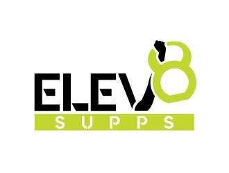 Elev8 Supps logo design by sanu