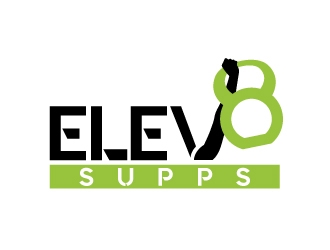 Elev8 Supps logo design by sanu