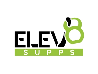 Elev8 Supps logo design by sanu